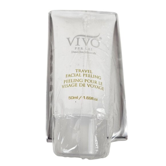 Vivo Per Lei Facial Peeling Dead Sea Minerals Travel Tube And Jar 50ml Set - Picture 2 of 7